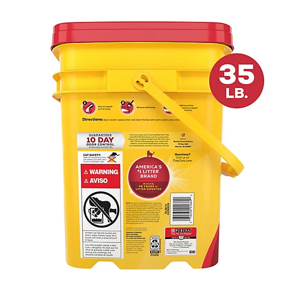 Purina Tidy Cats Scoop 24/7 Performance Continuous Odor Control for Multiple Cats Cat Litter, 35lb