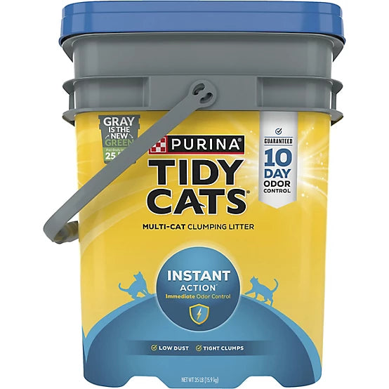 Purina Tidy Cats Scoop Instant Action Litter for Multiple Cats, 35lb