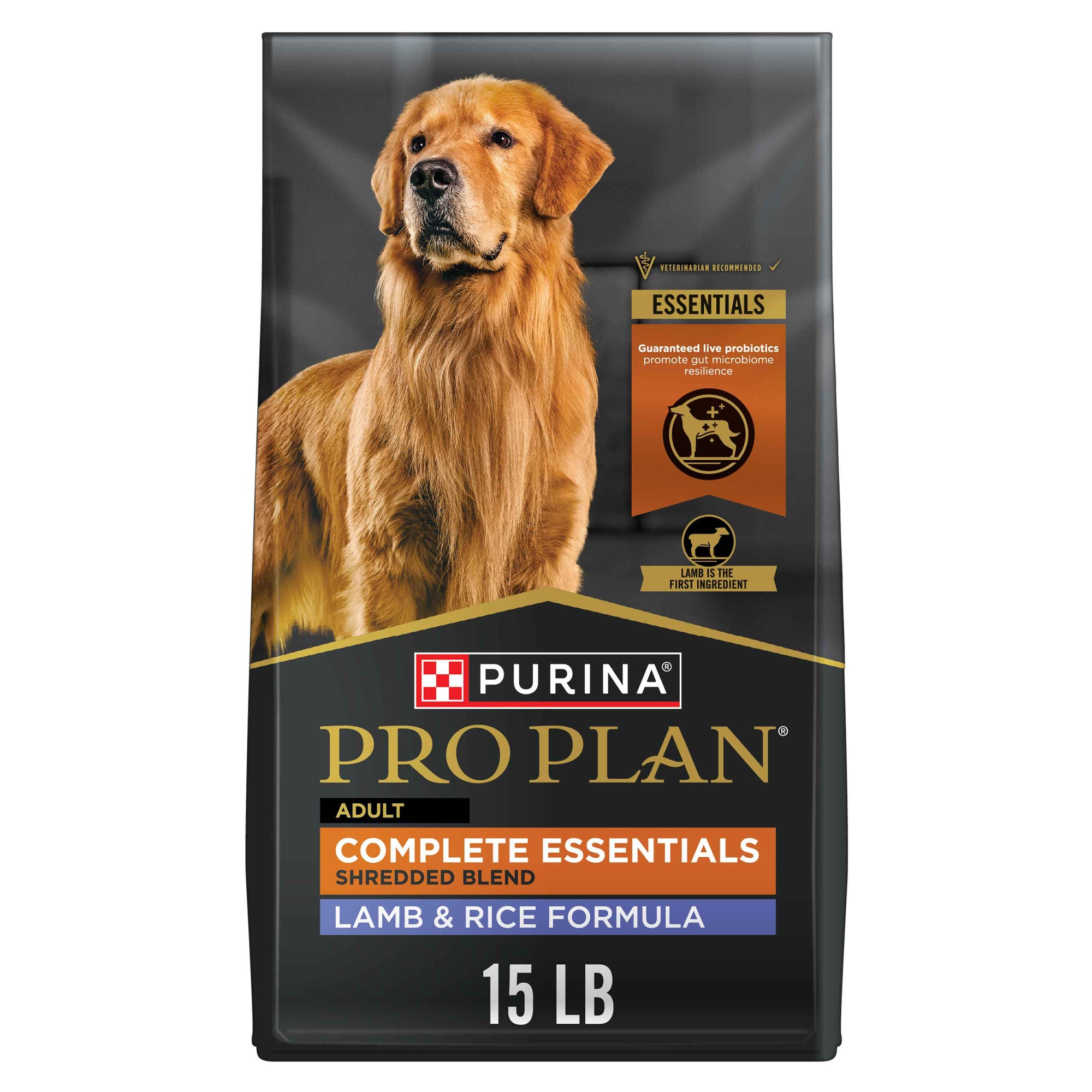Purina Pro Plan Complete Essentials Shredded Blend Lamb and Rice