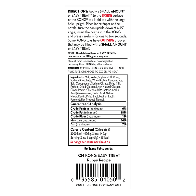 KONG Easy Treat® Puppy 8 oz Dog Treat