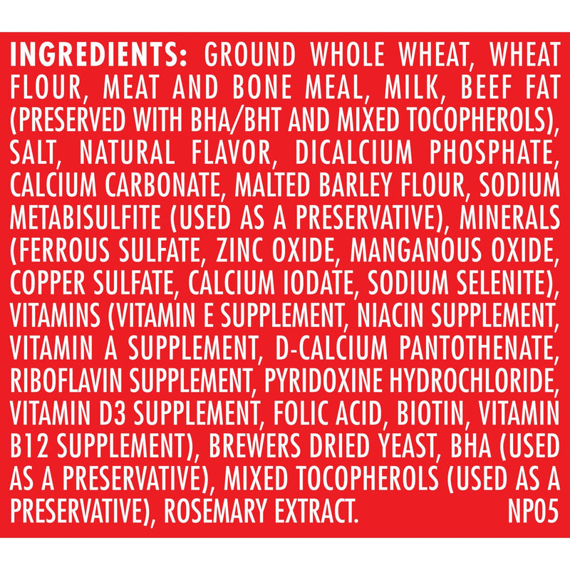 Milk-Bone Original Dog Biscuits, Medium Crunchy Dog Treats Ingredients