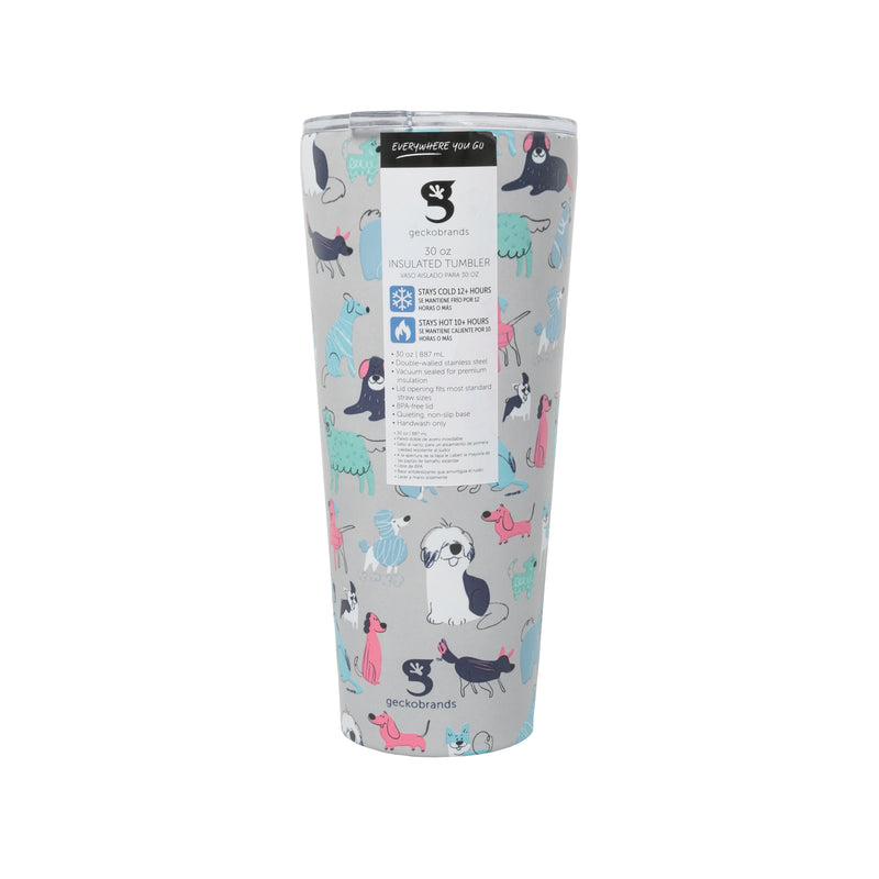 Geckobrands 30 oz Tumbler - Summer Dog