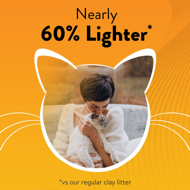 ARM & HAMMER Hardball Lightweight Cat Litter, Clumping, No-Mess Scooping, Multi-Cat, 7 lb