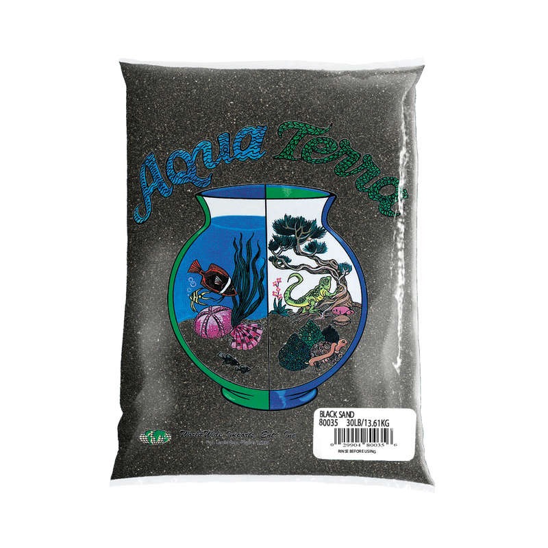 AQUA TERRA BLACK SAND 5LB