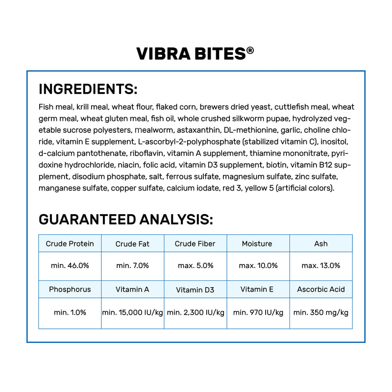 Hikari VibraBites 1.23oz Dry Fish Food