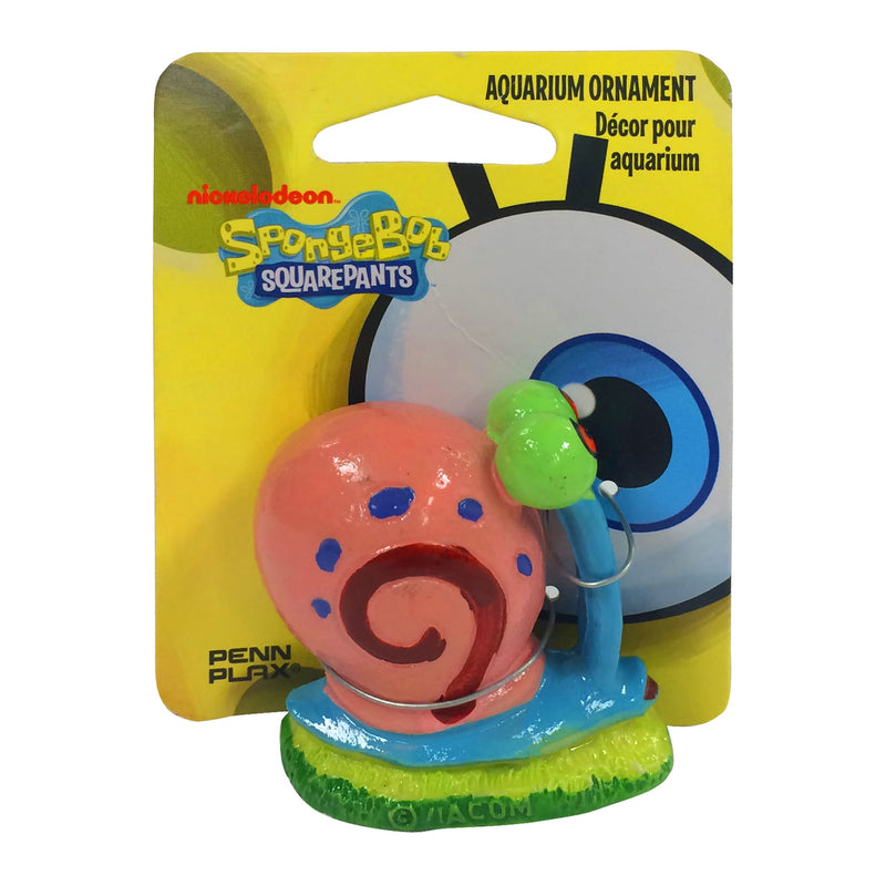 Penn-Plax Officially Licensed SpongeBob SquarePants Aquarium Ornament – Gary 