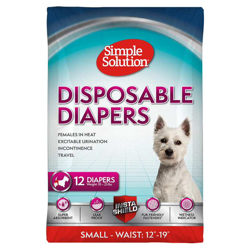 Simple Solution Disposable Diapers Small 12pk
