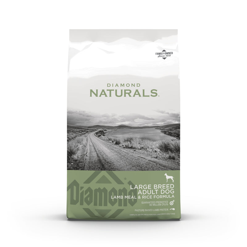 Diamond Naturals Large Breed Adult Lamb and Rice Formula Dry Dog Food, 40 lb. Bag