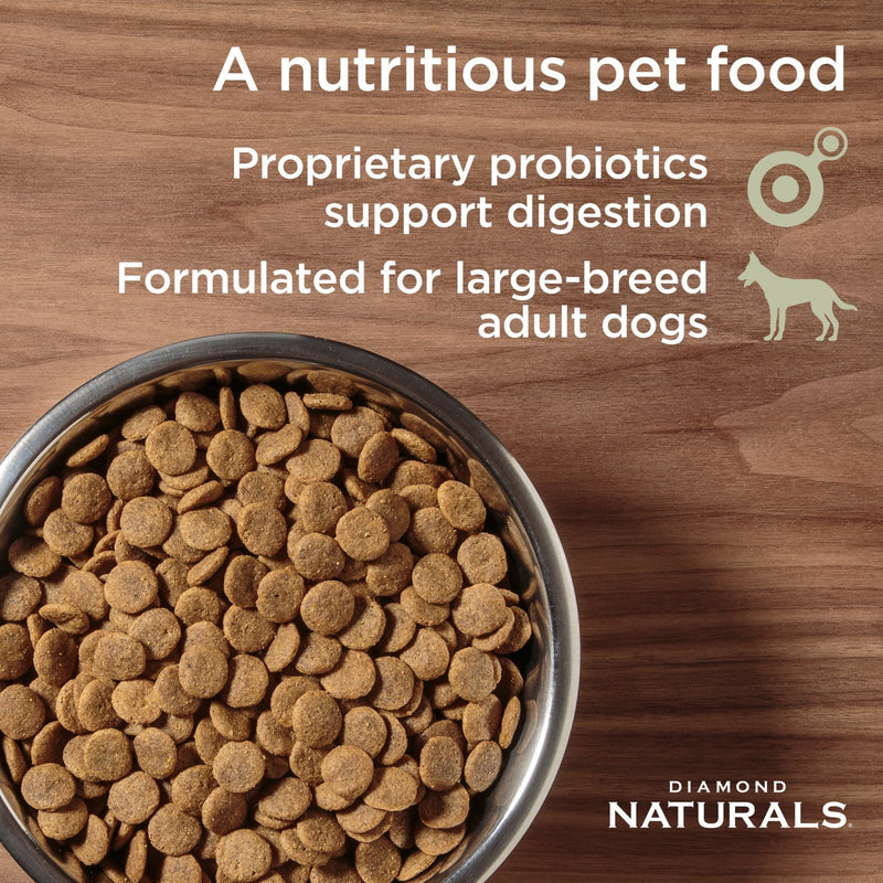 Diamond Naturals Large Breed Adult Lamb and Rice Formula Dry Dog Food, 40 lb. Bag