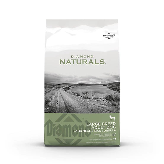 Diamond Naturals Large Breed Adult Lamb and Rice Formula Dry Dog Food, 40 lb. Bag
