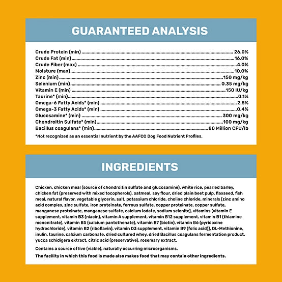 4health Shreds Adult Chicken and Rice Formula Dry Dog Food, 35lb