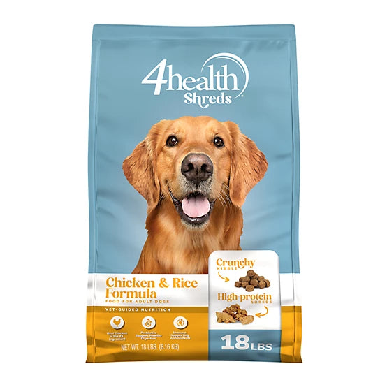 4health Shreds Adult Chicken and Rice Formula Dry Dog Food