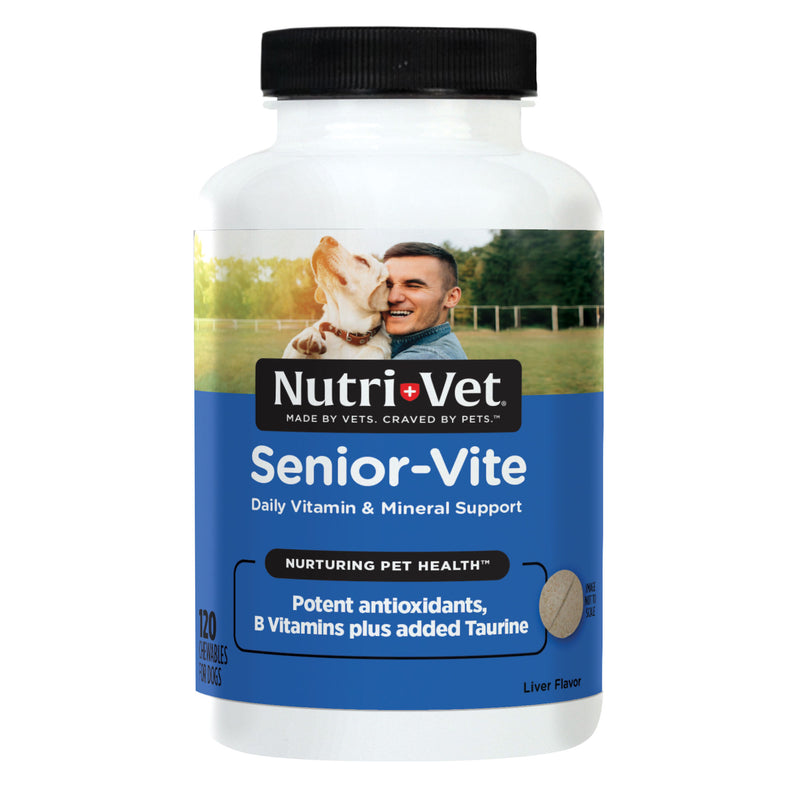 Nutri-Vet Senior-Vite Chewables For Dogs 120 Count