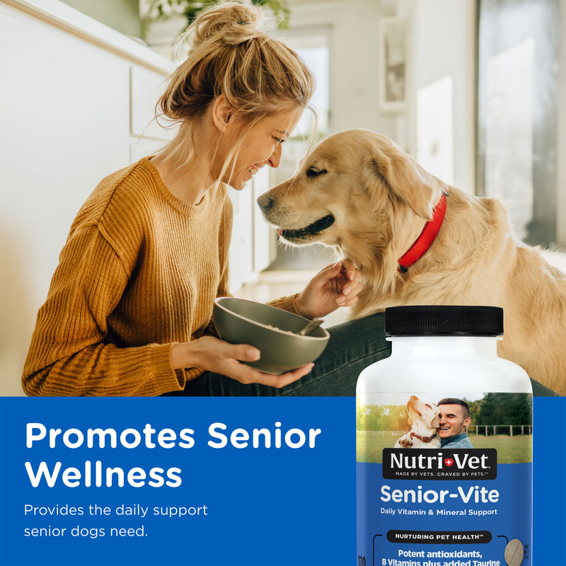 Nutri-Vet Senior-Vite Chewables For Dogs 120 Count
