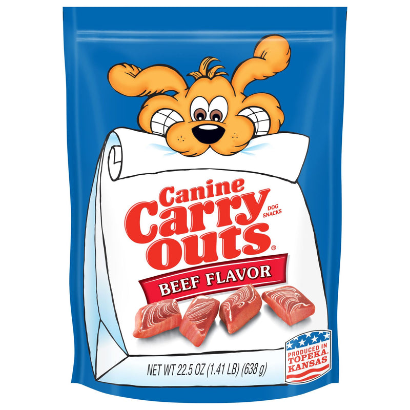 Canine Carry Outs Beef Flavor Dog Treats