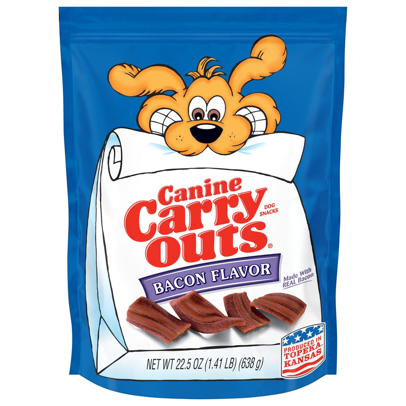 Canine Carry Outs Bacon Flavor Dog Treats