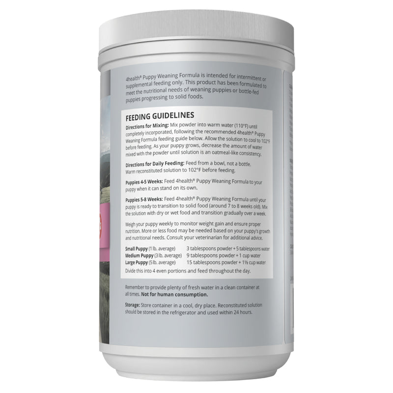 4health Puppy Weaning Milk Replacer Powder, 11 oz
