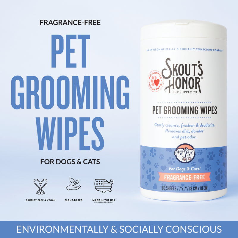 Pet Grooming Wipes 80ct
