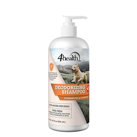 4health Unscented Deodorizing Dog Shampoo, 32 oz.