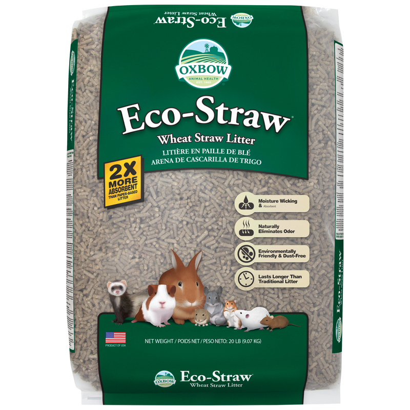 Oxbow Eco Straw Wheat Straw Litter 20lb for Small Animals