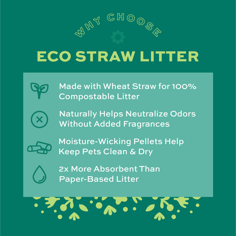 Oxbow Eco Straw Wheat Straw Litter 20lb for Small Animals