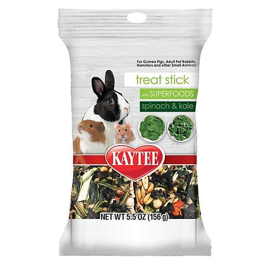Kaytee Superfoods Spinach & Kale Stick Small Animal Treat, 5.5 oz.