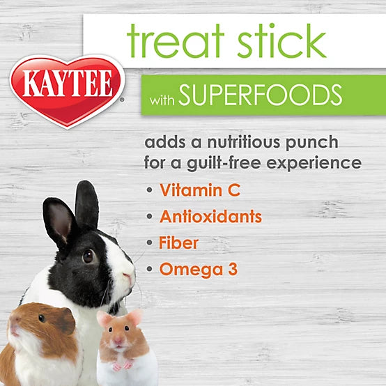 Kaytee Superfoods Spinach & Kale Stick Small Animal Treat, 5.5 oz.