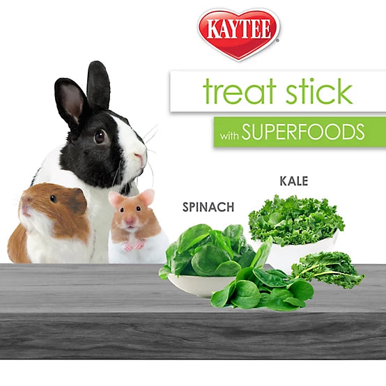 Kaytee Superfoods Spinach & Kale Stick Small Animal Treat, 5.5 oz.