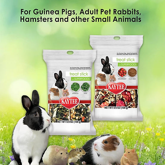 Kaytee Superfoods Spinach & Kale Stick Small Animal Treat, 5.5 oz.