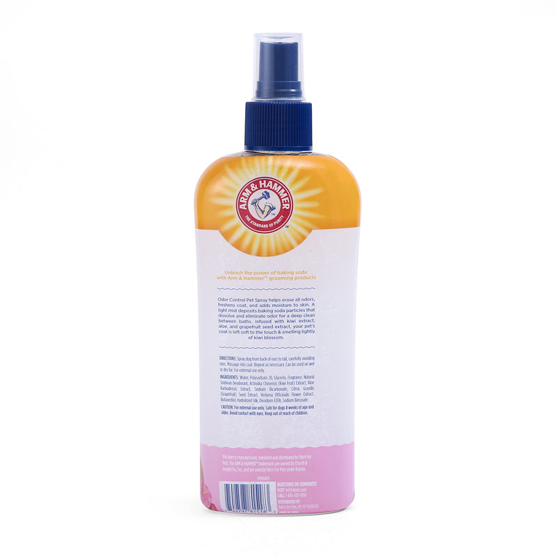 Arm & Hammer for Pets Super Deodorizing Spray for Dogs | Best Odor Eliminating Spray for All Dogs & Puppies | Fresh Kiwi Blossom Scent That Smells Great, 8 Ounces