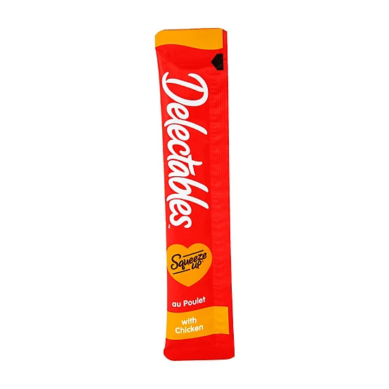 Delectables Squeeze-Up Chicken Lickable Cat Treat, 4 ct.