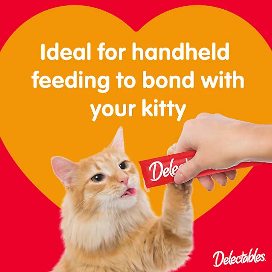 Delectables Squeeze-Up Chicken Lickable Cat Treat, 4 ct.