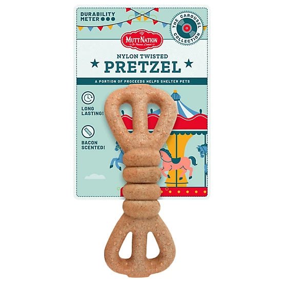 MuttNation Pretzel Durachew Dog Toy