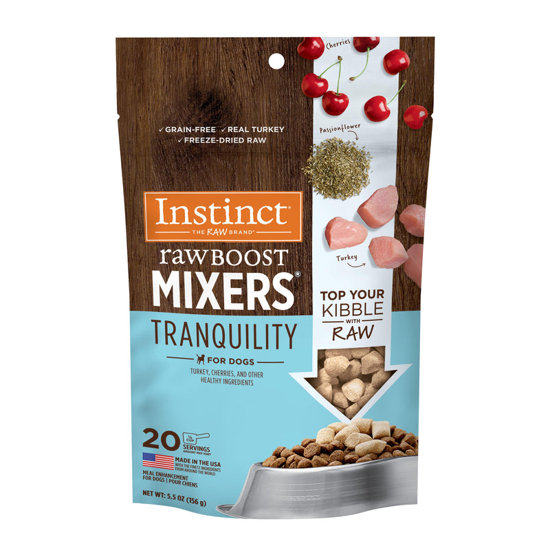Instinct Raw Boost Mixers Tranquility Freeze-Dried Dog Food Topper, 5.5 oz. Bag