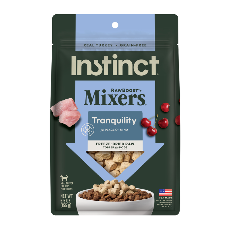 Instinct Raw Boost Mixers Tranquility Freeze-Dried Dog Food Topper, 5.5 oz. Bag