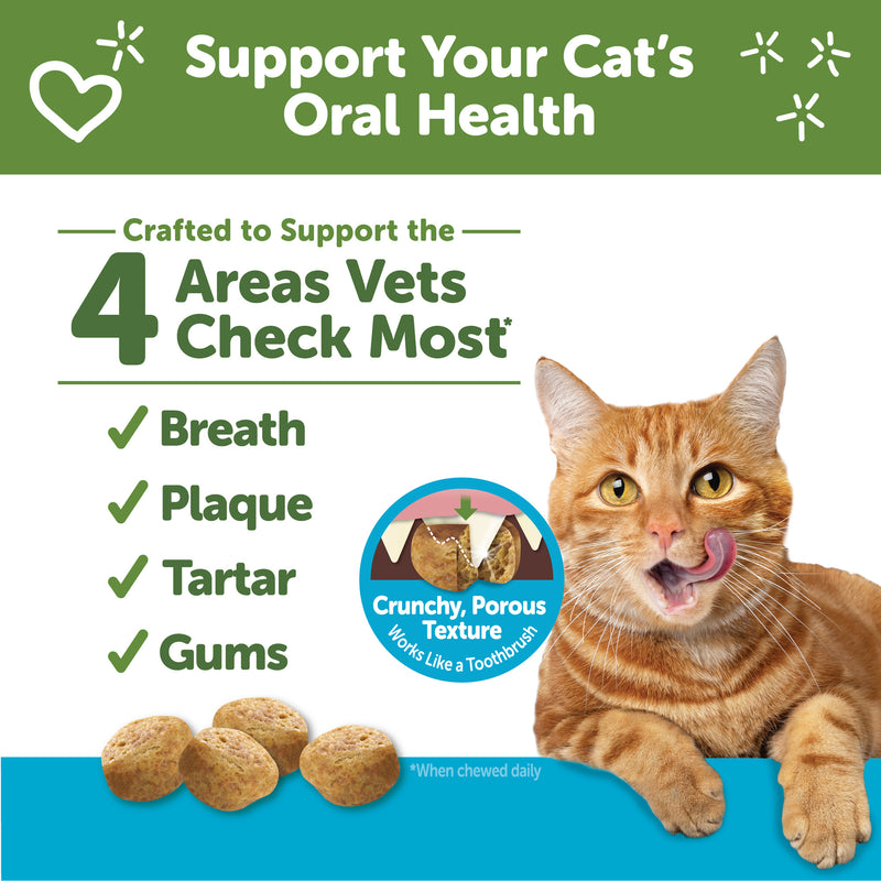 Wellness WHIMZEES Cat Chicken and Tuna Flavor Dental Treats, 2 oz