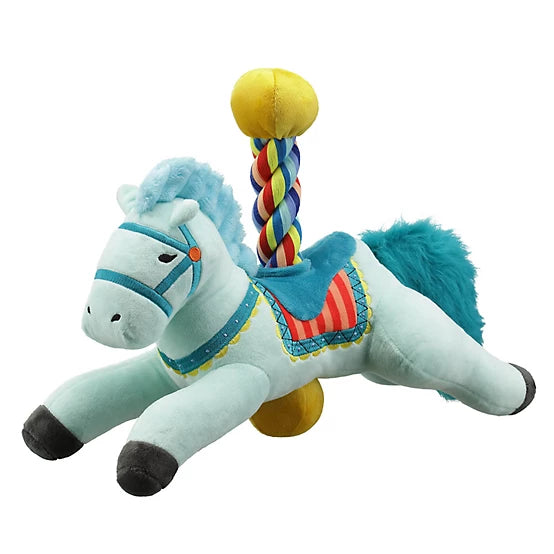 MuttNation Carousel Horse Plush Dog Toy