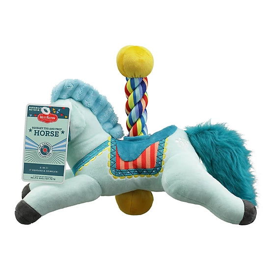 MuttNation Carousel Horse Plush Dog Toy