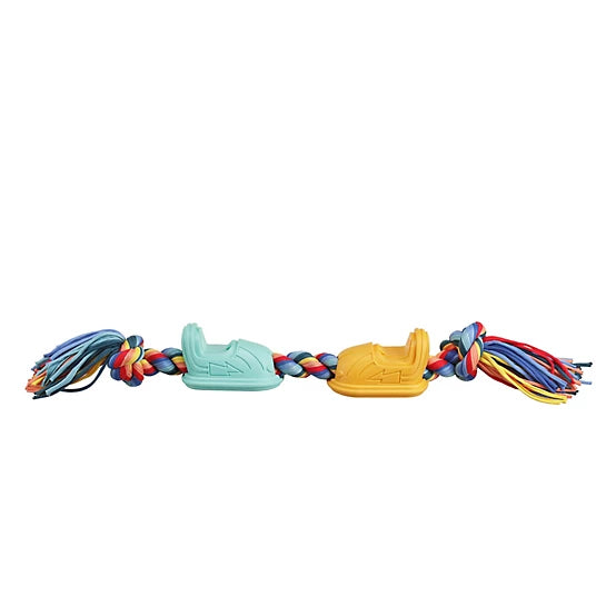 MuttNation Bumper Cars Rope Tug Dog Toy