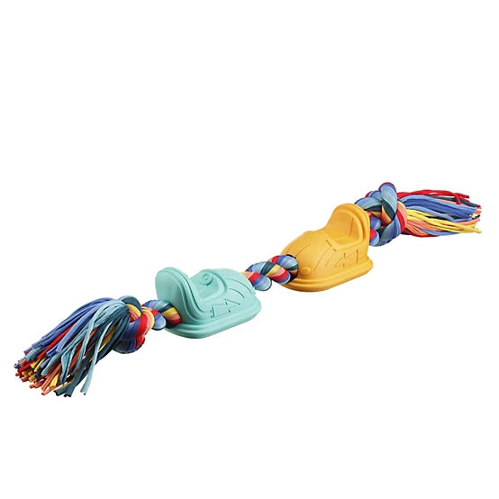 MuttNation Bumper Cars Rope Tug Dog Toy