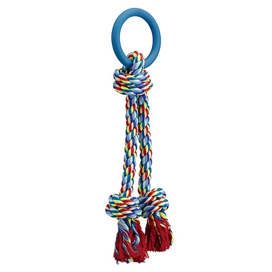 MuttNation Ring With Rope Tug Dog Toy