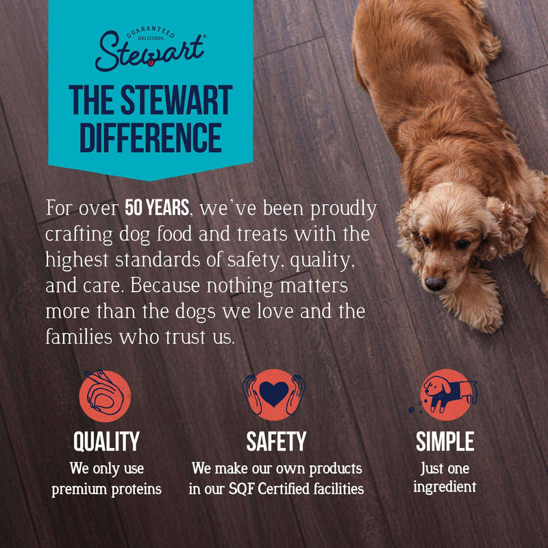 Stewart Beef Liver Single Ingredient Freeze-Dried Dog Treats 21 oz Value Tub