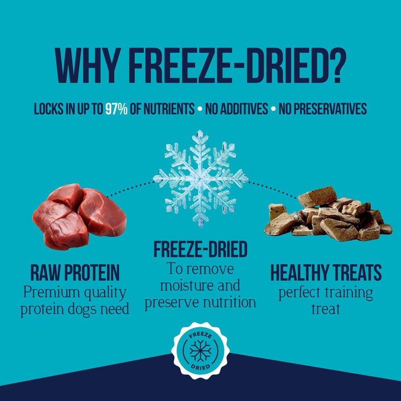 Stewart Beef Liver Single Ingredient Freeze-Dried Dog Treats 21 oz Value Tub