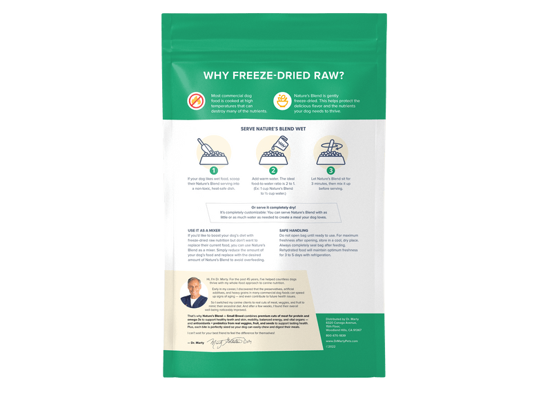 Dr. Marty Nature's Blend Small Breed Dog Food