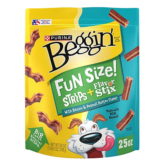 Purina Beggin' Fun Size Strips & Flavor Stix