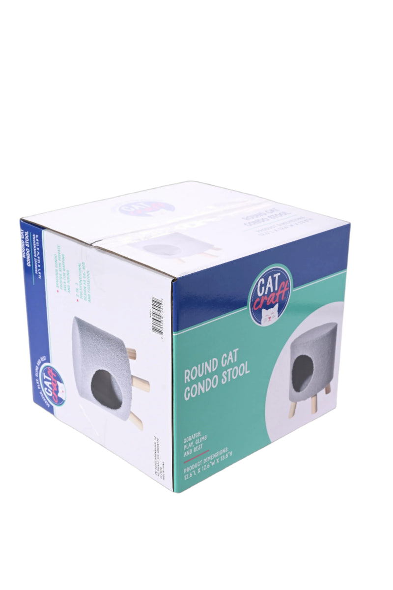 Cat Craft Round Cat Condo Stool