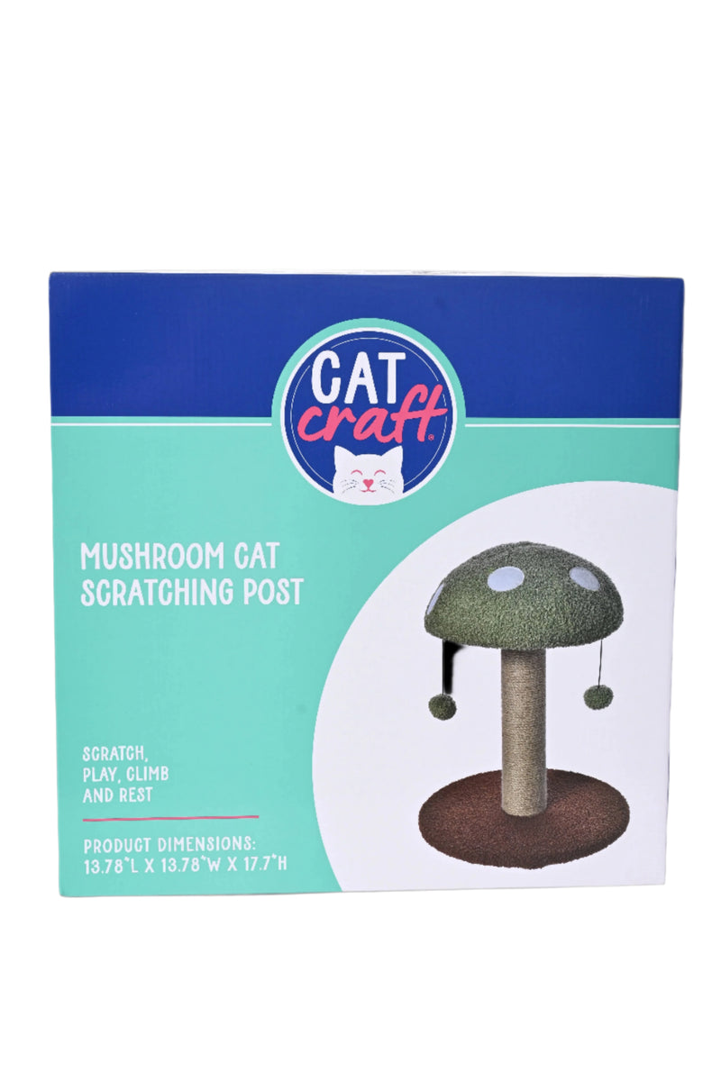 Cat Craft Mushroom Cat Scratching Post