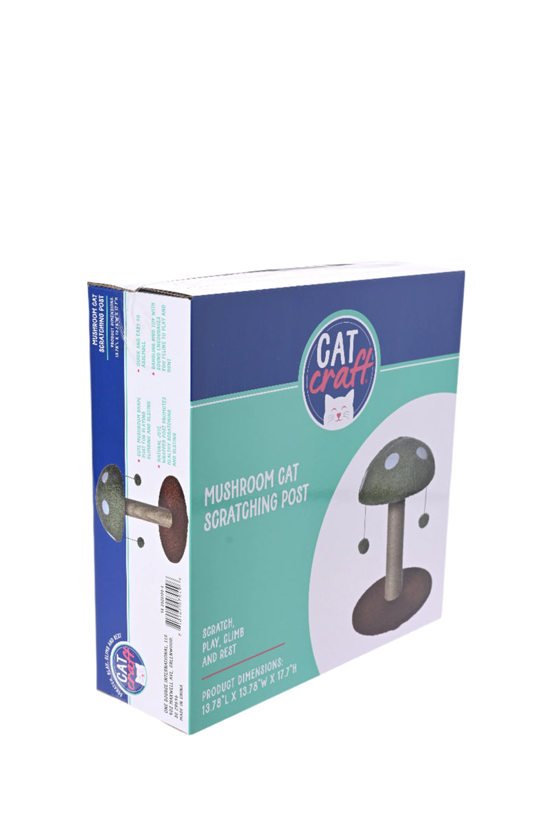 Cat Craft Mushroom Cat Scratching Post
