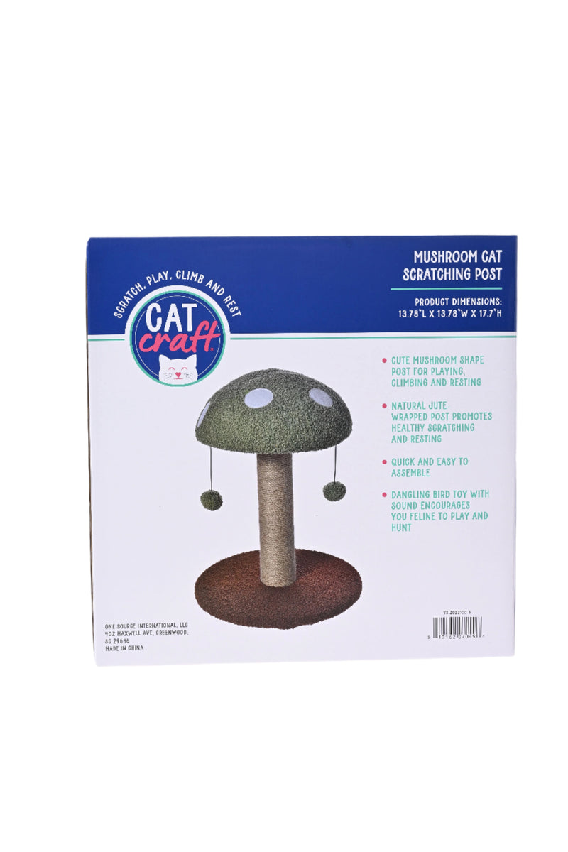 Cat Craft Mushroom Cat Scratching Post