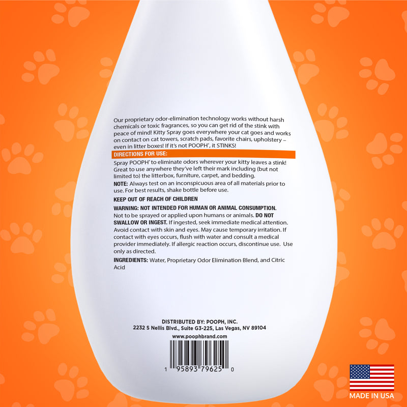 POOPH® Kitty Spray Odor Eliminator, 20oz Spray